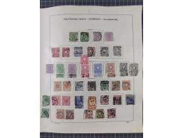 1851/1934, uriger meist gestempelter und teils ungebrauchter Sammlungsbestand in einem Schaubek Album, dabei auch wenige Brie