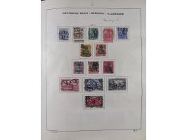 1851/1934, uriger meist gestempelter und teils ungebrauchter Sammlungsbestand in einem Schaubek Album, dabei auch wenige Brie