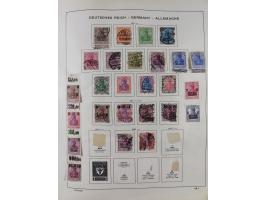 1851/1934, uriger meist gestempelter und teils ungebrauchter Sammlungsbestand in einem Schaubek Album, dabei auch wenige Brie