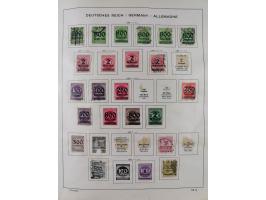 1851/1934, uriger meist gestempelter und teils ungebrauchter Sammlungsbestand in einem Schaubek Album, dabei auch wenige Brie