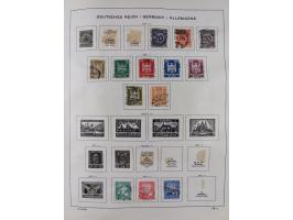 1851/1934, uriger meist gestempelter und teils ungebrauchter Sammlungsbestand in einem Schaubek Album, dabei auch wenige Brie