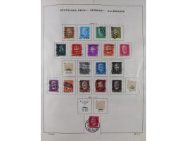1851/1934, uriger meist gestempelter und teils ungebrauchter Sammlungsbestand in einem Schaubek Album, dabei auch wenige Brie