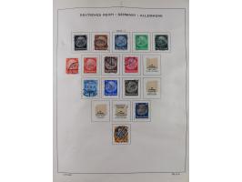 1851/1934, uriger meist gestempelter und teils ungebrauchter Sammlungsbestand in einem Schaubek Album, dabei auch wenige Brie