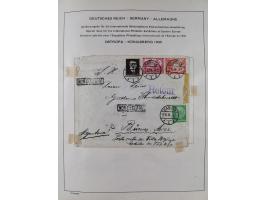 1851/1934, uriger meist gestempelter und teils ungebrauchter Sammlungsbestand in einem Schaubek Album, dabei auch wenige Brie