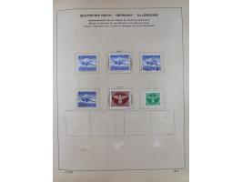 1851/1934, uriger meist gestempelter und teils ungebrauchter Sammlungsbestand in einem Schaubek Album, dabei auch wenige Brie