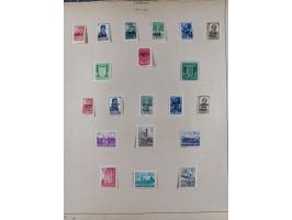 1851/1934, uriger meist gestempelter und teils ungebrauchter Sammlungsbestand in einem Schaubek Album, dabei auch wenige Brie