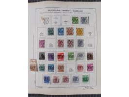 1851/1934, uriger meist gestempelter und teils ungebrauchter Sammlungsbestand in einem Schaubek Album, dabei auch wenige Brie