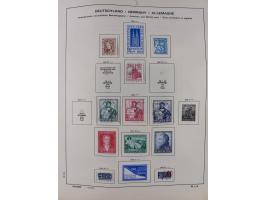 1851/1934, uriger meist gestempelter und teils ungebrauchter Sammlungsbestand in einem Schaubek Album, dabei auch wenige Brie