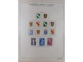 1851/1934, uriger meist gestempelter und teils ungebrauchter Sammlungsbestand in einem Schaubek Album, dabei auch wenige Brie