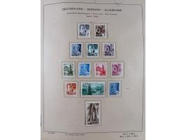 1851/1934, uriger meist gestempelter und teils ungebrauchter Sammlungsbestand in einem Schaubek Album, dabei auch wenige Brie