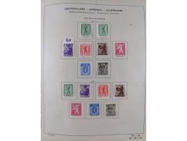 1851/1934, uriger meist gestempelter und teils ungebrauchter Sammlungsbestand in einem Schaubek Album, dabei auch wenige Brie