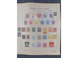 1851/1934, uriger meist gestempelter und teils ungebrauchter Sammlungsbestand in einem Schaubek Album, dabei auch wenige Brie