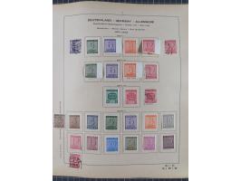 1851/1934, uriger meist gestempelter und teils ungebrauchter Sammlungsbestand in einem Schaubek Album, dabei auch wenige Brie