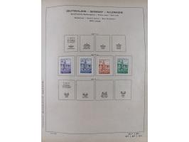 1851/1934, uriger meist gestempelter und teils ungebrauchter Sammlungsbestand in einem Schaubek Album, dabei auch wenige Brie