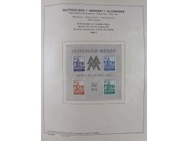 1851/1934, uriger meist gestempelter und teils ungebrauchter Sammlungsbestand in einem Schaubek Album, dabei auch wenige Brie