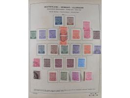 1851/1934, uriger meist gestempelter und teils ungebrauchter Sammlungsbestand in einem Schaubek Album, dabei auch wenige Brie