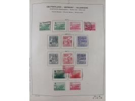 1851/1934, uriger meist gestempelter und teils ungebrauchter Sammlungsbestand in einem Schaubek Album, dabei auch wenige Brie