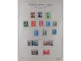 1851/1934, uriger meist gestempelter und teils ungebrauchter Sammlungsbestand in einem Schaubek Album, dabei auch wenige Brie
