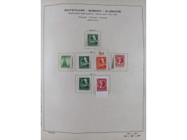 1851/1934, uriger meist gestempelter und teils ungebrauchter Sammlungsbestand in einem Schaubek Album, dabei auch wenige Brie