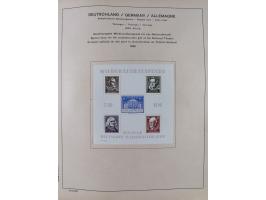 1851/1934, uriger meist gestempelter und teils ungebrauchter Sammlungsbestand in einem Schaubek Album, dabei auch wenige Brie