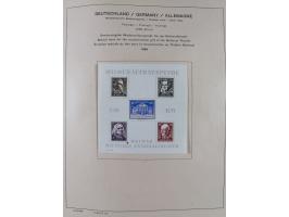 1851/1934, uriger meist gestempelter und teils ungebrauchter Sammlungsbestand in einem Schaubek Album, dabei auch wenige Brie