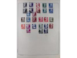 1851/1934, uriger meist gestempelter und teils ungebrauchter Sammlungsbestand in einem Schaubek Album, dabei auch wenige Brie