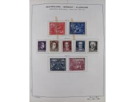 1851/1934, uriger meist gestempelter und teils ungebrauchter Sammlungsbestand in einem Schaubek Album, dabei auch wenige Brie