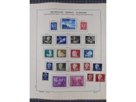 1851/1934, uriger meist gestempelter und teils ungebrauchter Sammlungsbestand in einem Schaubek Album, dabei auch wenige Brie