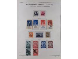 1851/1934, uriger meist gestempelter und teils ungebrauchter Sammlungsbestand in einem Schaubek Album, dabei auch wenige Brie