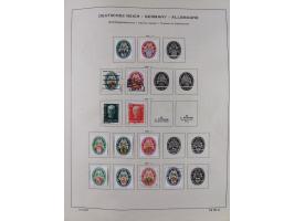 1851/1934, uriger meist gestempelter und teils ungebrauchter Sammlungsbestand in einem Schaubek Album, dabei auch wenige Brie