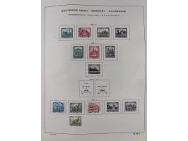 1851/1934, uriger meist gestempelter und teils ungebrauchter Sammlungsbestand in einem Schaubek Album, dabei auch wenige Brie