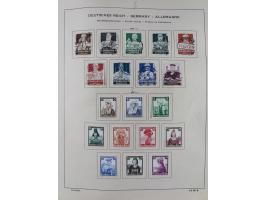 1851/1934, uriger meist gestempelter und teils ungebrauchter Sammlungsbestand in einem Schaubek Album, dabei auch wenige Brie