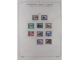 1851/1934, uriger meist gestempelter und teils ungebrauchter Sammlungsbestand in einem Schaubek Album, dabei auch wenige Brie