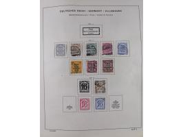 1851/1934, uriger meist gestempelter und teils ungebrauchter Sammlungsbestand in einem Schaubek Album, dabei auch wenige Brie