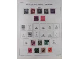 1851/1934, uriger meist gestempelter und teils ungebrauchter Sammlungsbestand in einem Schaubek Album, dabei auch wenige Brie