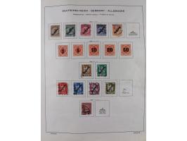 1851/1934, uriger meist gestempelter und teils ungebrauchter Sammlungsbestand in einem Schaubek Album, dabei auch wenige Brie