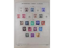 1851/1934, uriger meist gestempelter und teils ungebrauchter Sammlungsbestand in einem Schaubek Album, dabei auch wenige Brie