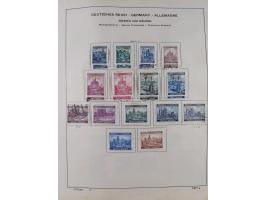 1851/1934, uriger meist gestempelter und teils ungebrauchter Sammlungsbestand in einem Schaubek Album, dabei auch wenige Brie