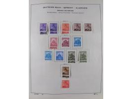 1851/1934, uriger meist gestempelter und teils ungebrauchter Sammlungsbestand in einem Schaubek Album, dabei auch wenige Brie