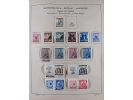 1851/1934, uriger meist gestempelter und teils ungebrauchter Sammlungsbestand in einem Schaubek Album, dabei auch wenige Brie