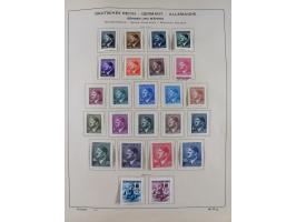 1851/1934, uriger meist gestempelter und teils ungebrauchter Sammlungsbestand in einem Schaubek Album, dabei auch wenige Brie