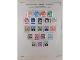 1851/1934, uriger meist gestempelter und teils ungebrauchter Sammlungsbestand in einem Schaubek Album, dabei auch wenige Brie