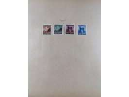 1851/1934, uriger meist gestempelter und teils ungebrauchter Sammlungsbestand in einem Schaubek Album, dabei auch wenige Brie