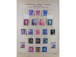 1851/1934, uriger meist gestempelter und teils ungebrauchter Sammlungsbestand in einem Schaubek Album, dabei auch wenige Brie