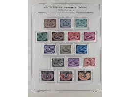 1851/1934, uriger meist gestempelter und teils ungebrauchter Sammlungsbestand in einem Schaubek Album, dabei auch wenige Brie