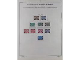 1851/1934, uriger meist gestempelter und teils ungebrauchter Sammlungsbestand in einem Schaubek Album, dabei auch wenige Brie