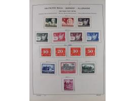 1851/1934, uriger meist gestempelter und teils ungebrauchter Sammlungsbestand in einem Schaubek Album, dabei auch wenige Brie