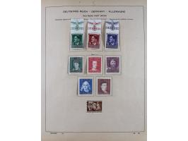 1851/1934, uriger meist gestempelter und teils ungebrauchter Sammlungsbestand in einem Schaubek Album, dabei auch wenige Brie