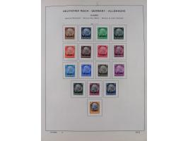 1851/1934, uriger meist gestempelter und teils ungebrauchter Sammlungsbestand in einem Schaubek Album, dabei auch wenige Brie