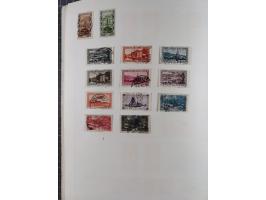 1851/1934, uriger meist gestempelter und teils ungebrauchter Sammlungsbestand in einem Schaubek Album, dabei auch wenige Brie